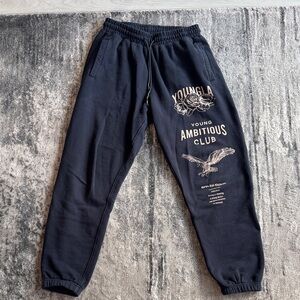 Young LA Navy Immortal Joggers